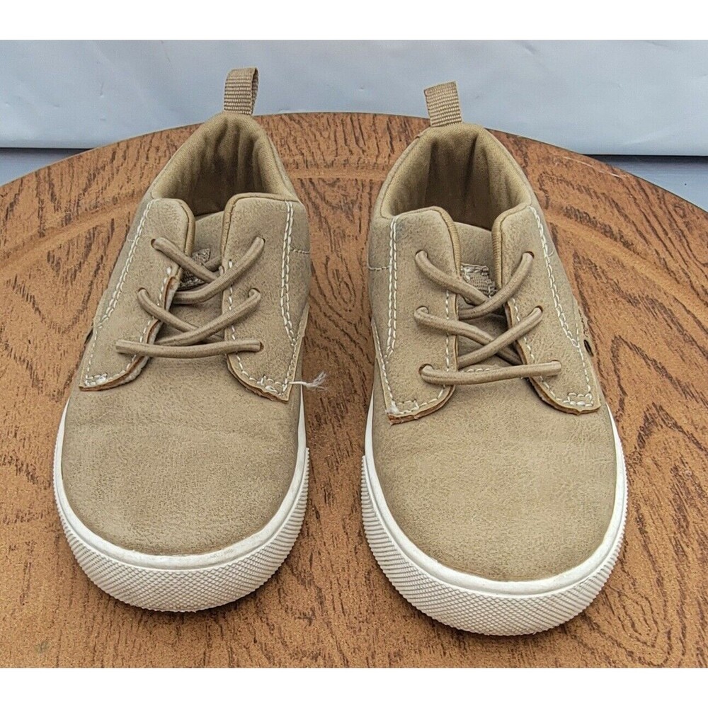 OshKosh B’Gosh Putney Toddler Boys’ Casual Shoes Tan Beige Size 7M - Picture 8 of 13